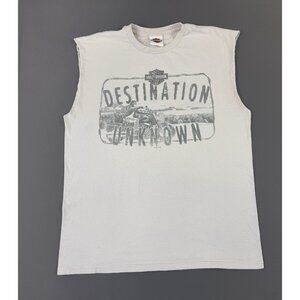 Vintage Y2K Harley Davidson Destination Unknown Reel Brothers Mauston Wisconsin